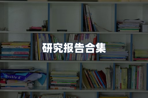 研究报告合集